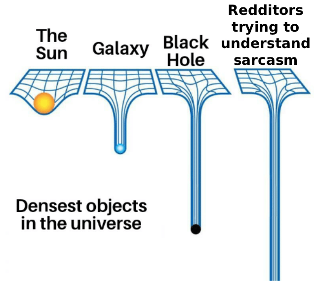 It’s impressive that /s is needed, since sarcasm would otherwise be completely undetectable for some