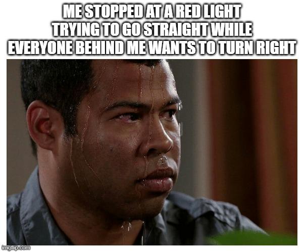 Europeans don't know the pain of right on red.