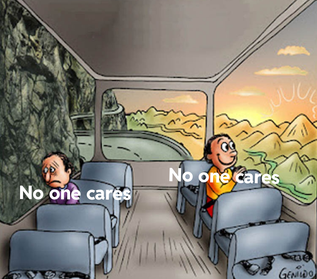 No one cares