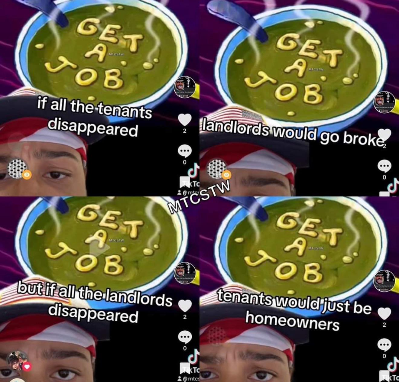 Landlords are dependent on