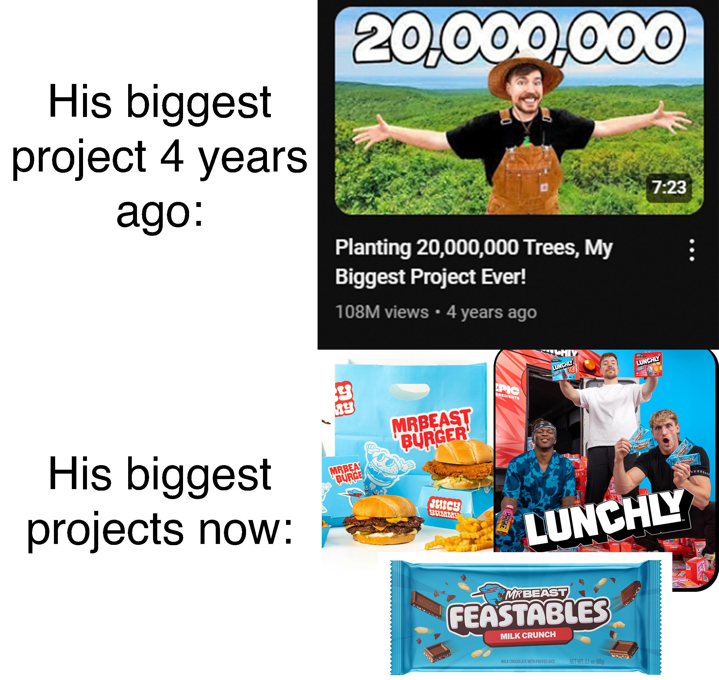 You'd think he'd do more charity projects