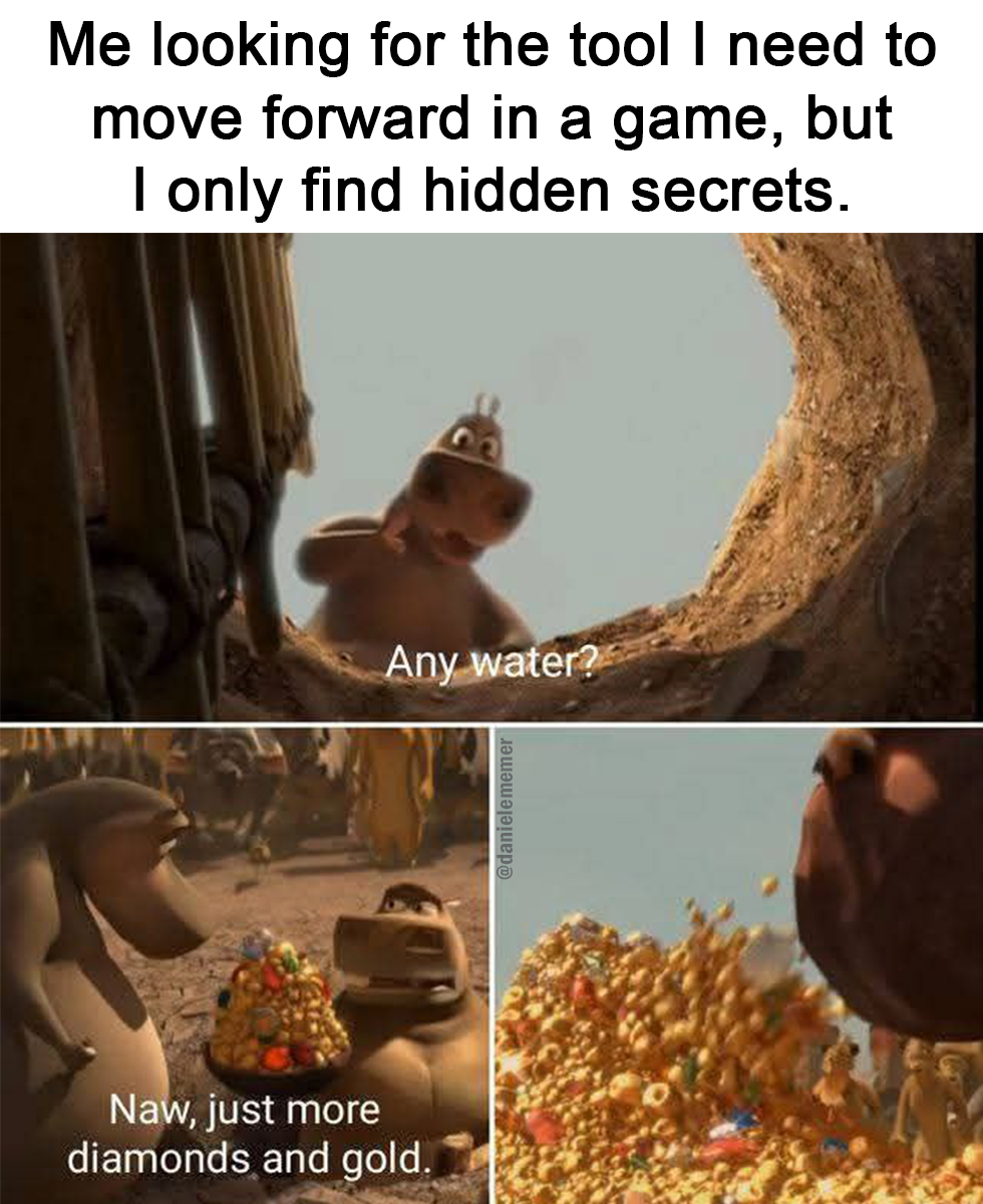 I don't need the rare collectionable, i need the level to open the door!