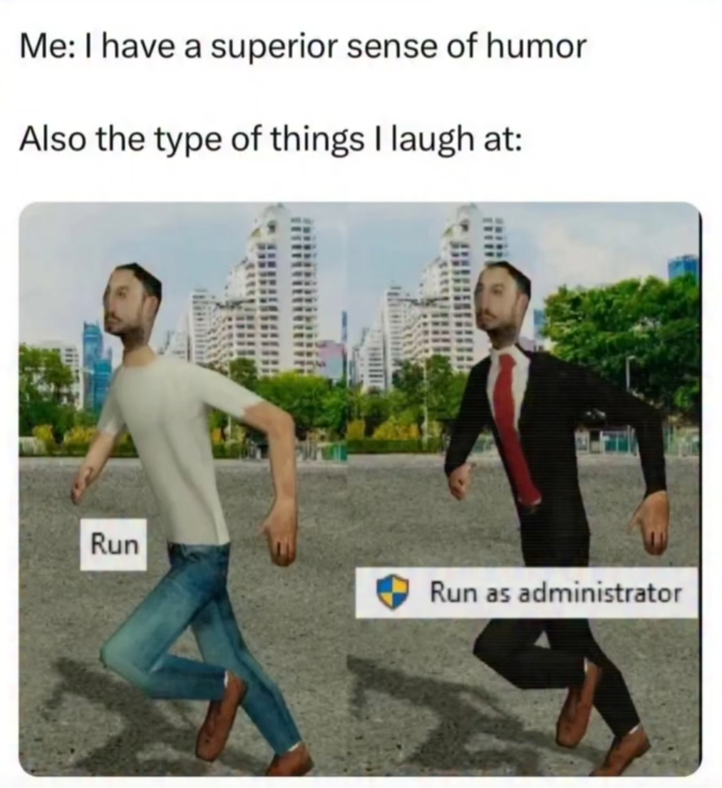 Why run and not walk tho