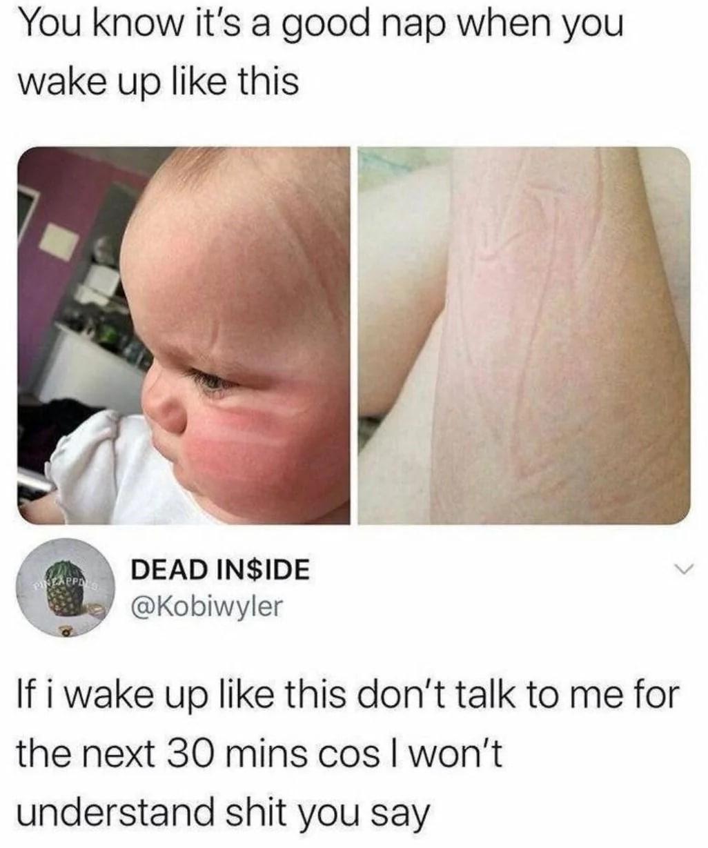 That wasn’t a nap that was a system restart