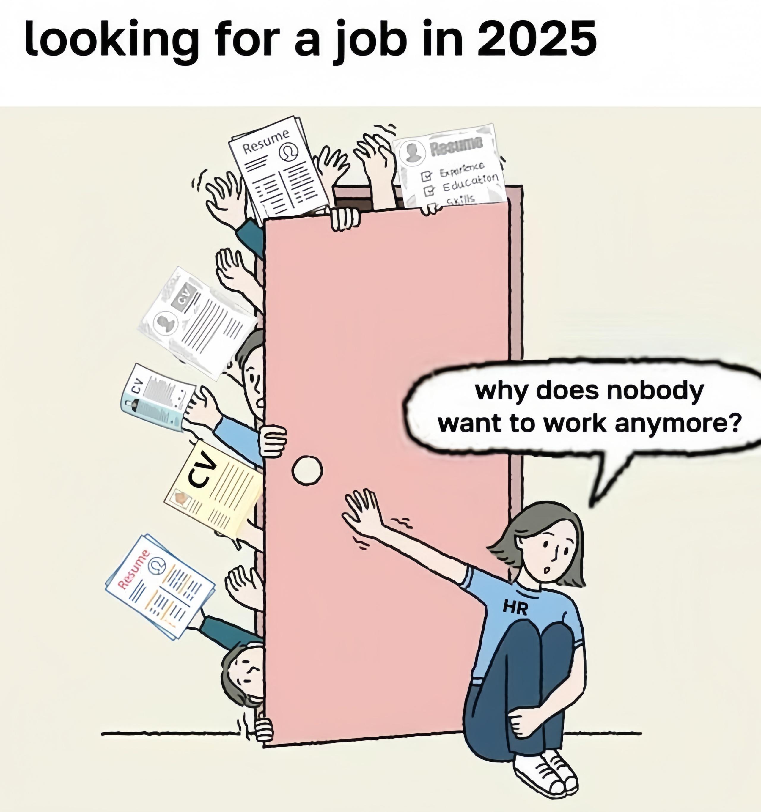 "nObOdY wAnTs To WoRk" - Some old person in HR