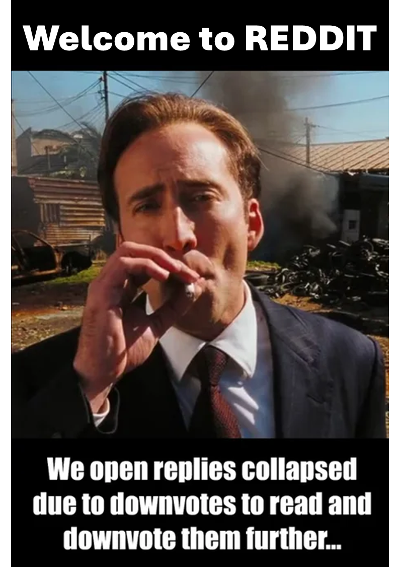 Upvote, so they can see their comment downvoted to oblivion