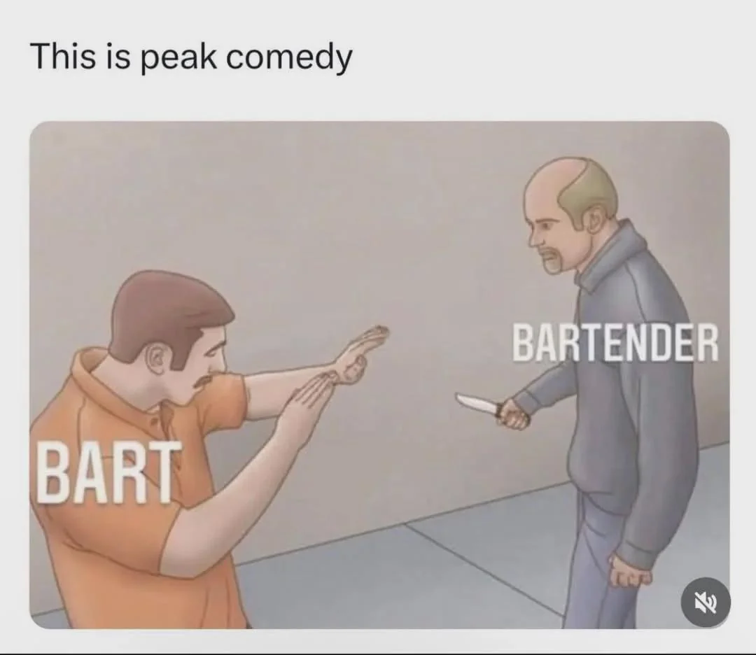 Bart and Bartender
