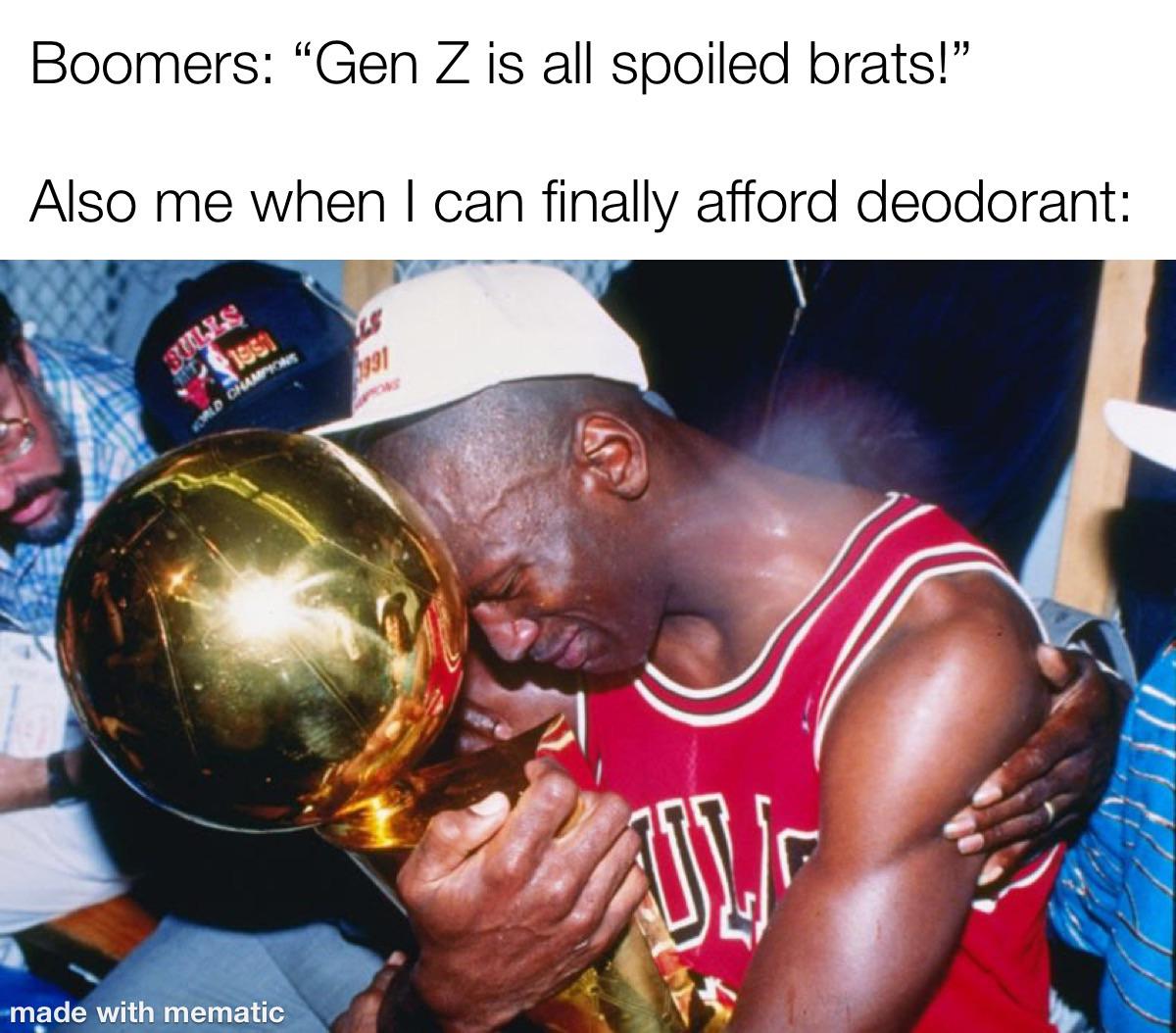 I can afford nothing