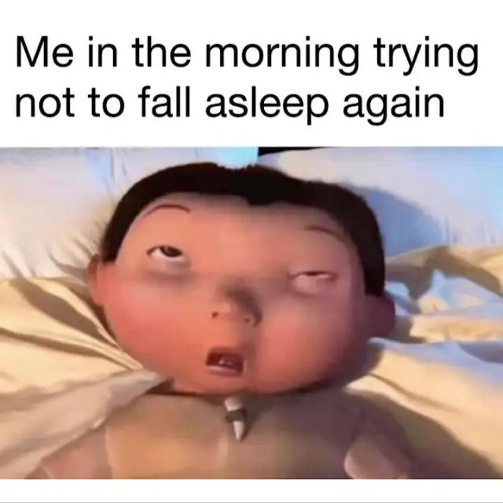 I'm awake..zzz..