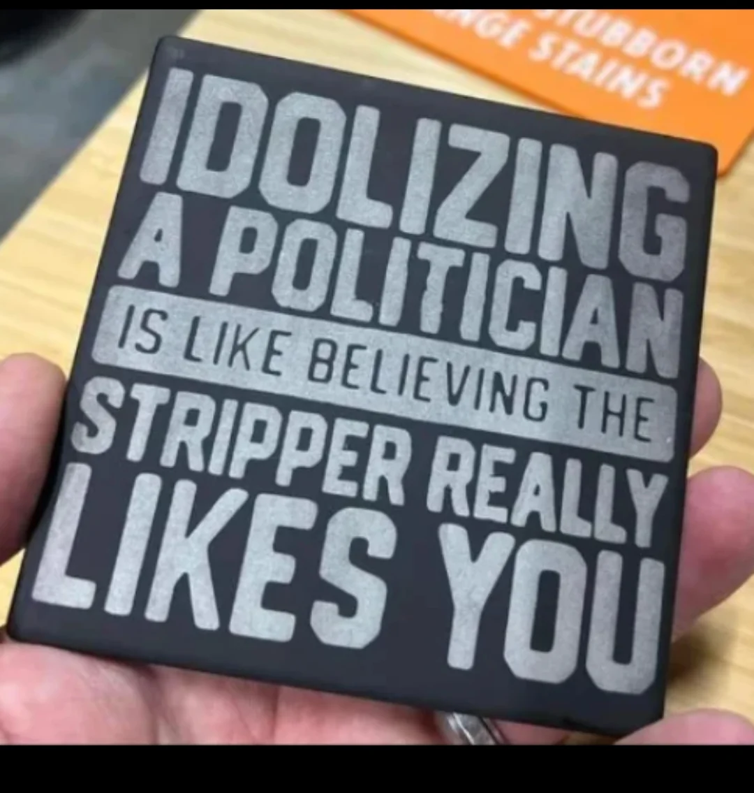 Hard truth on a coaster...