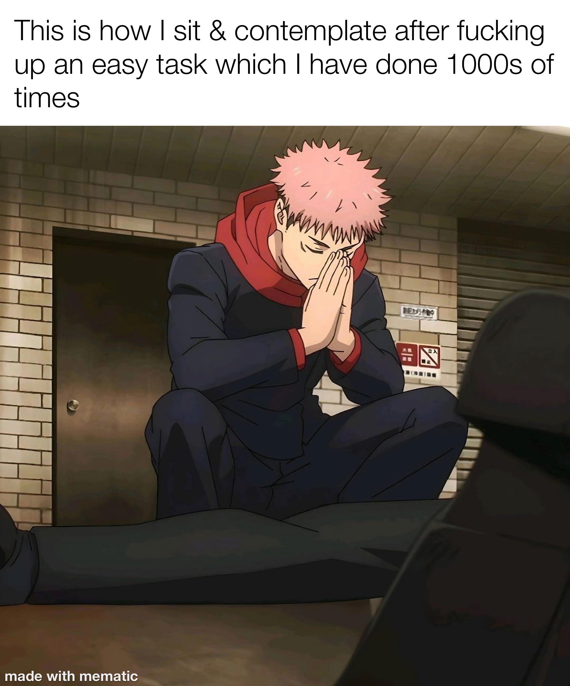 Pray for my poor soul