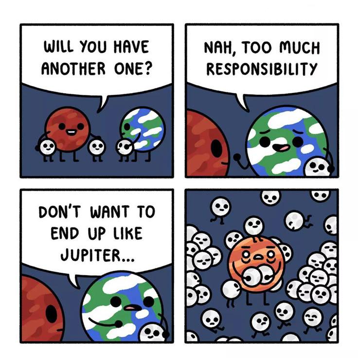 ​Jupiter’s pull is just too strong
