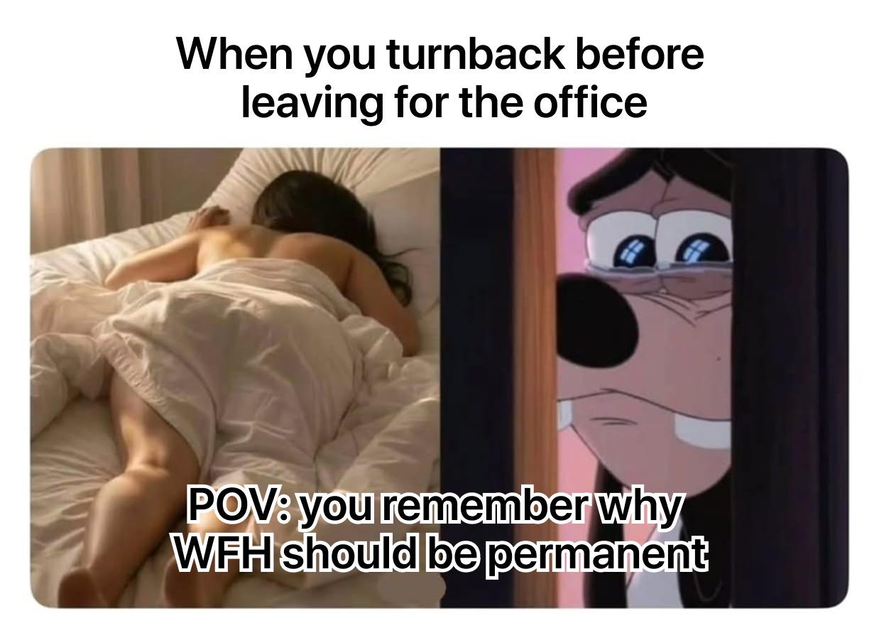 Suddenly I’m very pro-remote culture.