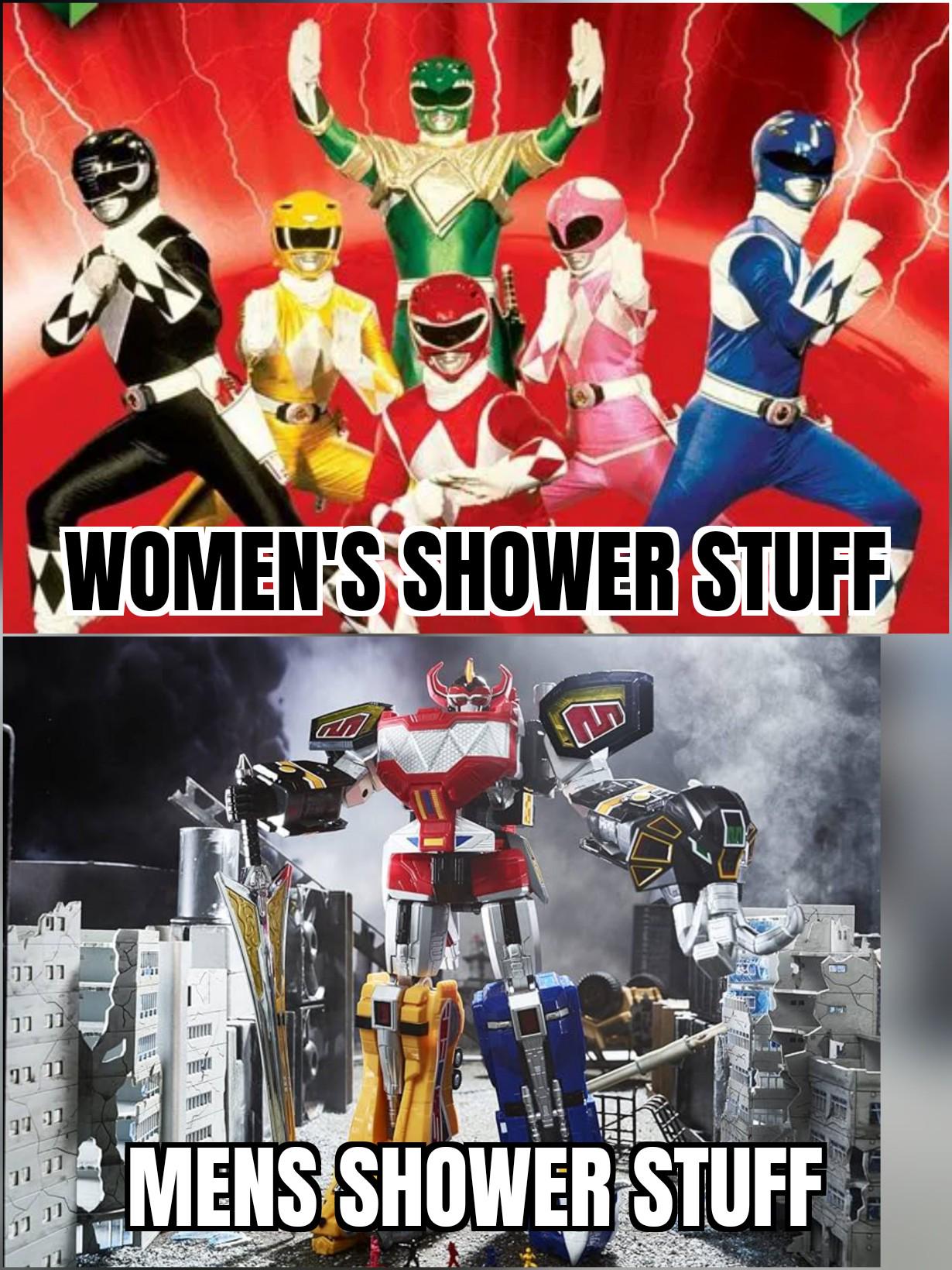 "Shower gels assemble!!!"