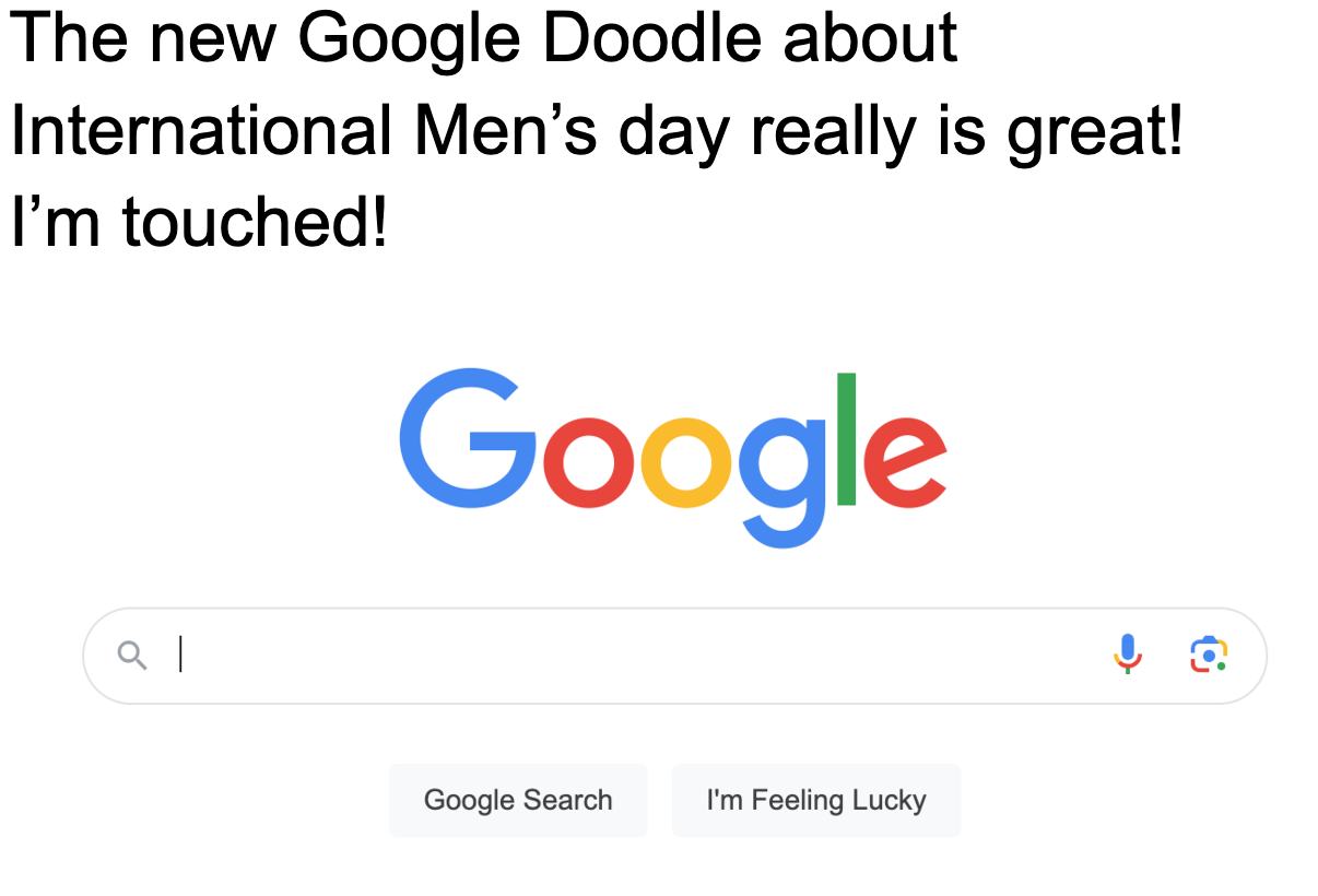 Happy International Men's day!