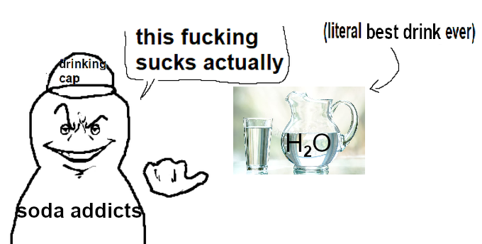 I like water