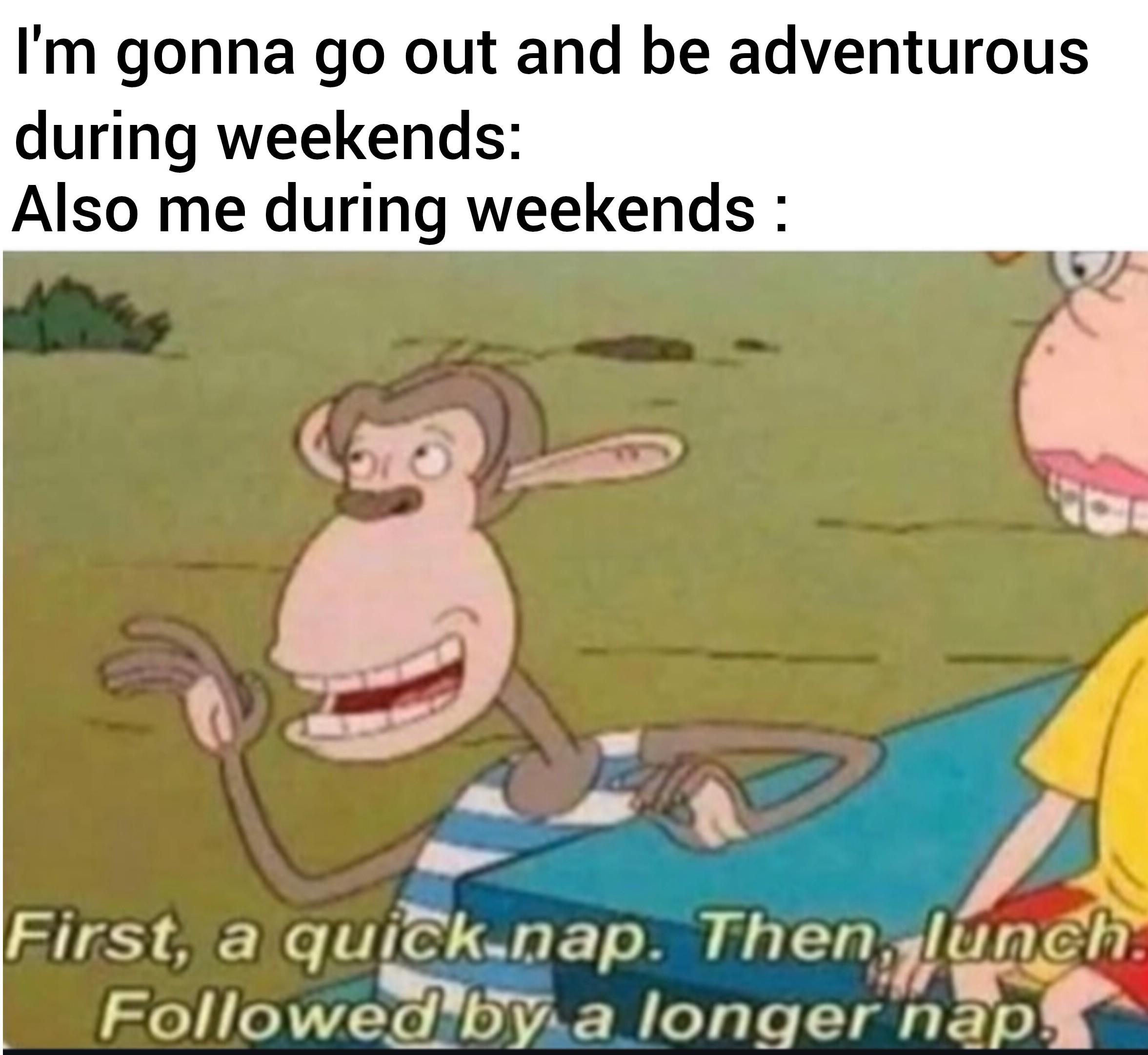 Nap nap all the way...