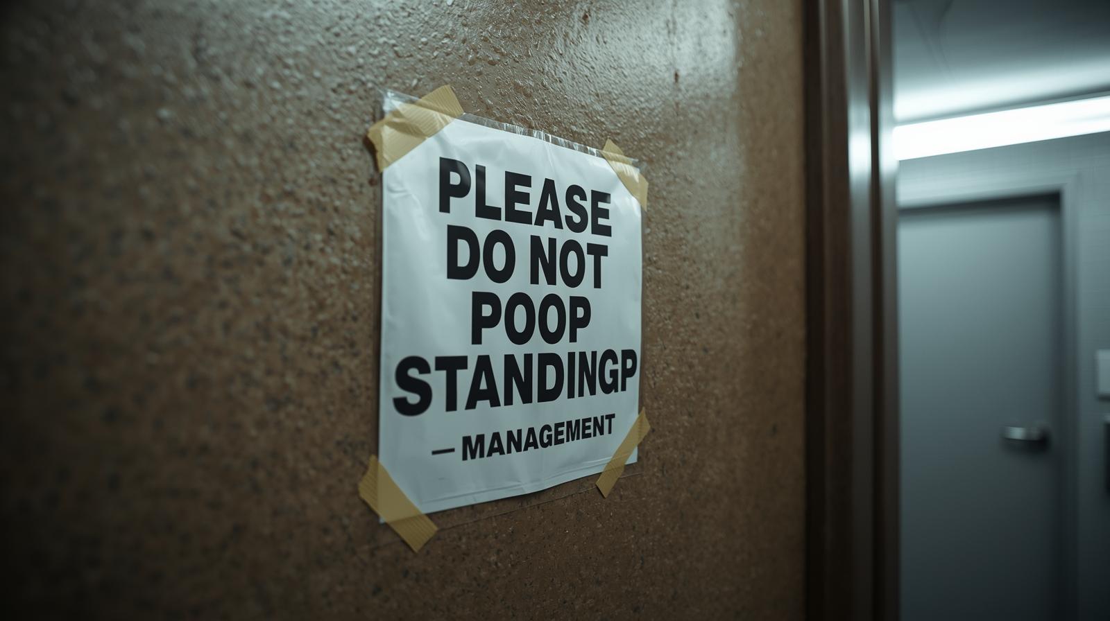 Why does this sign exist?? What happened here before…....