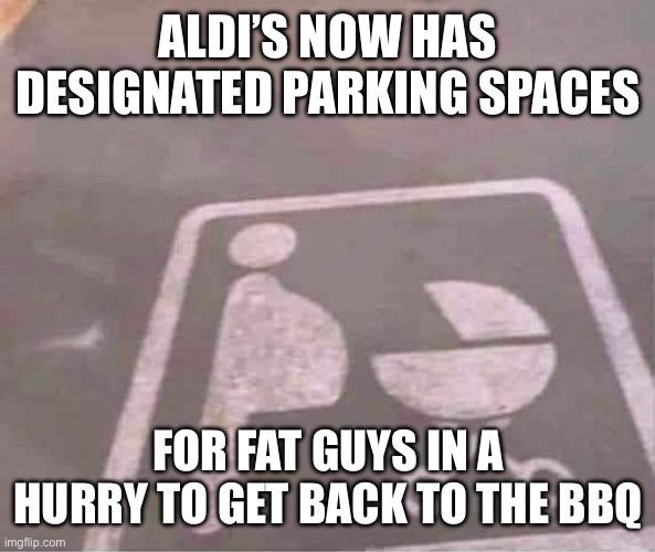 Aldi’s new parking spaces