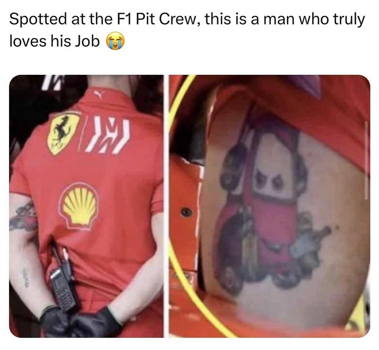 This tattoo is iconic.