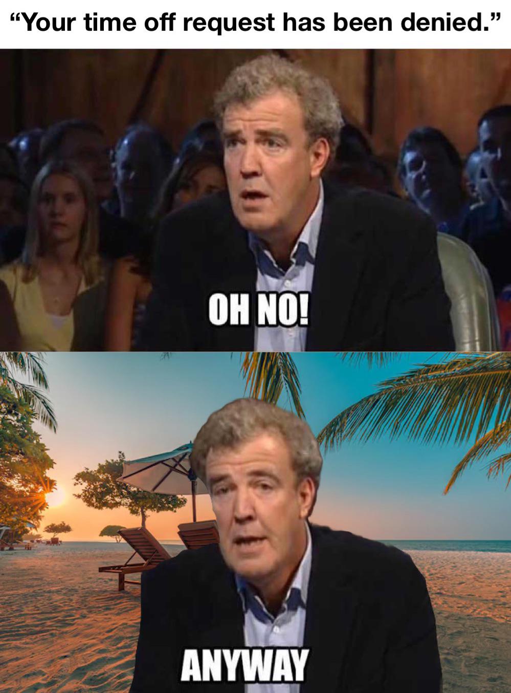 It wasn’t a request.