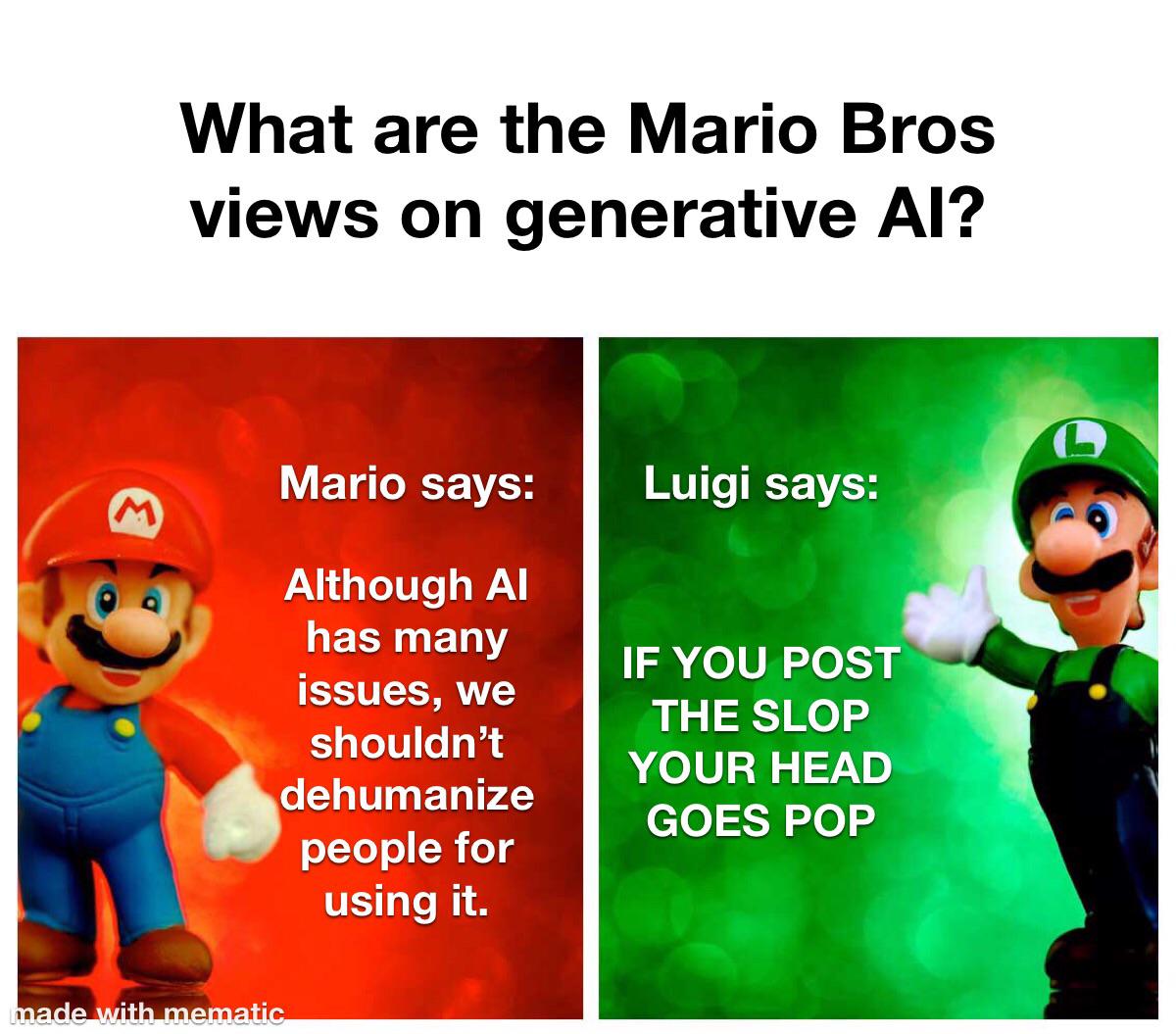 More proof that Luigi is the better brother