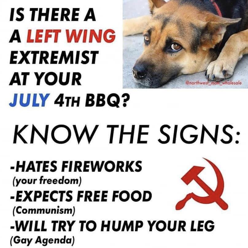 Beware of Commie Dogs! They are the real Red Menace...