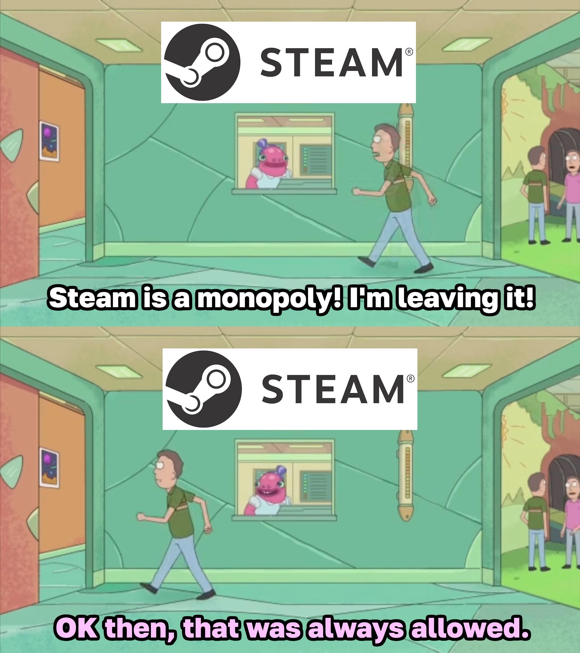 the dutch are suing steam for being a monopoly right now