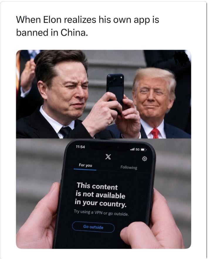 He went outside.