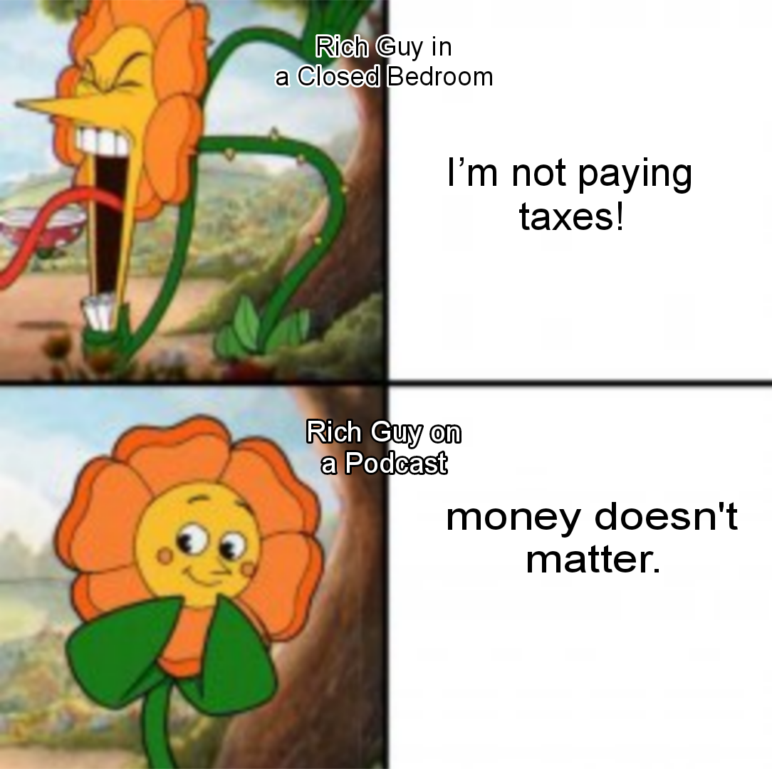 Money doesn't matter.