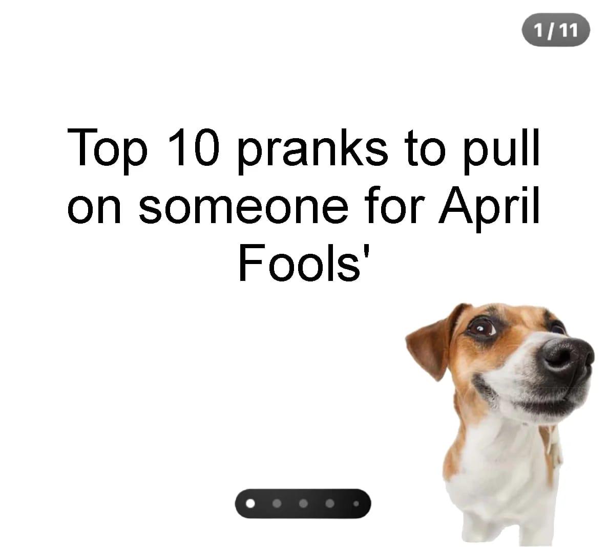 Top 10 pranks...