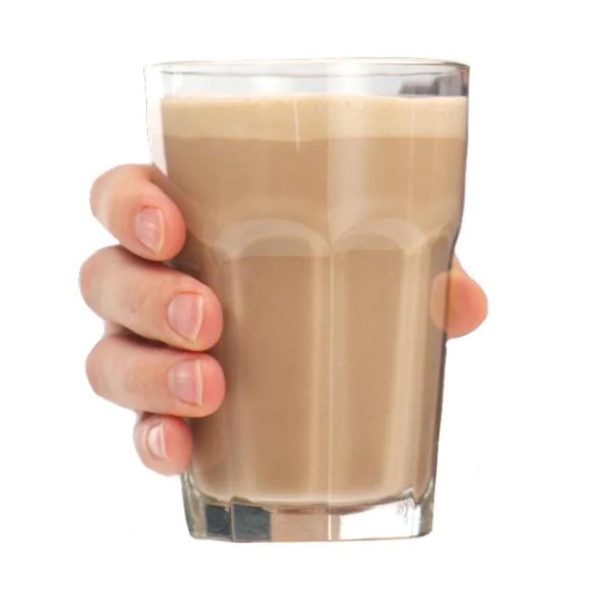 Here, some choccy milk while you scroll