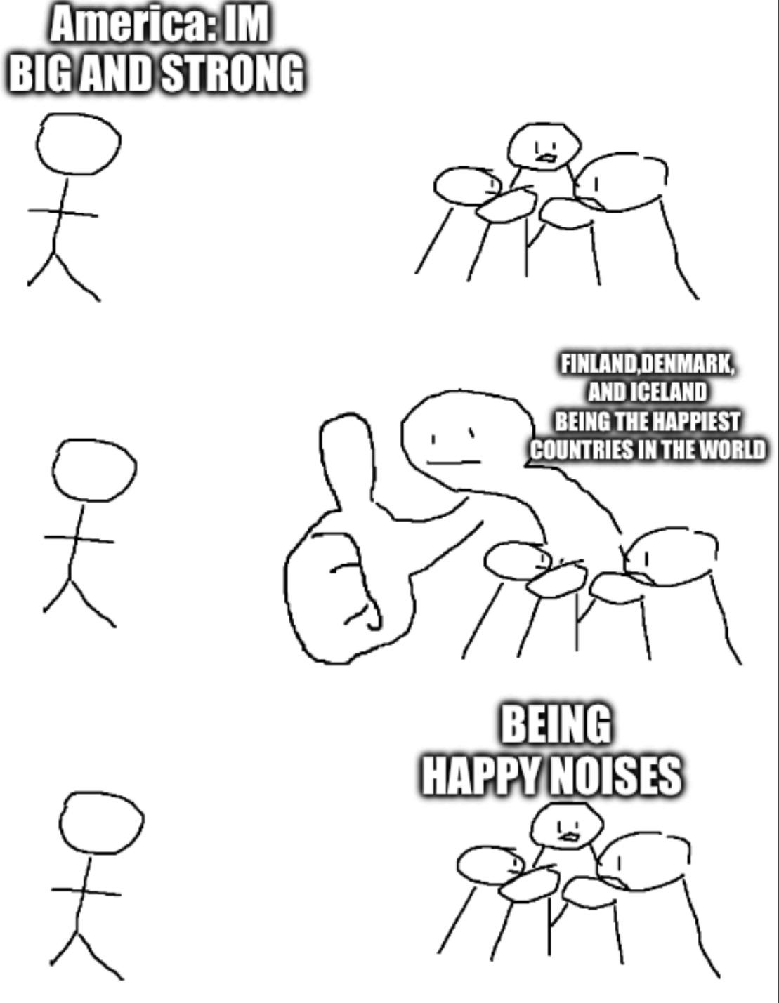 Happiness is a underrated way of rating nations