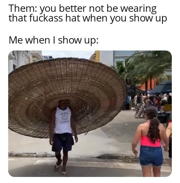 Just a chill summer hat