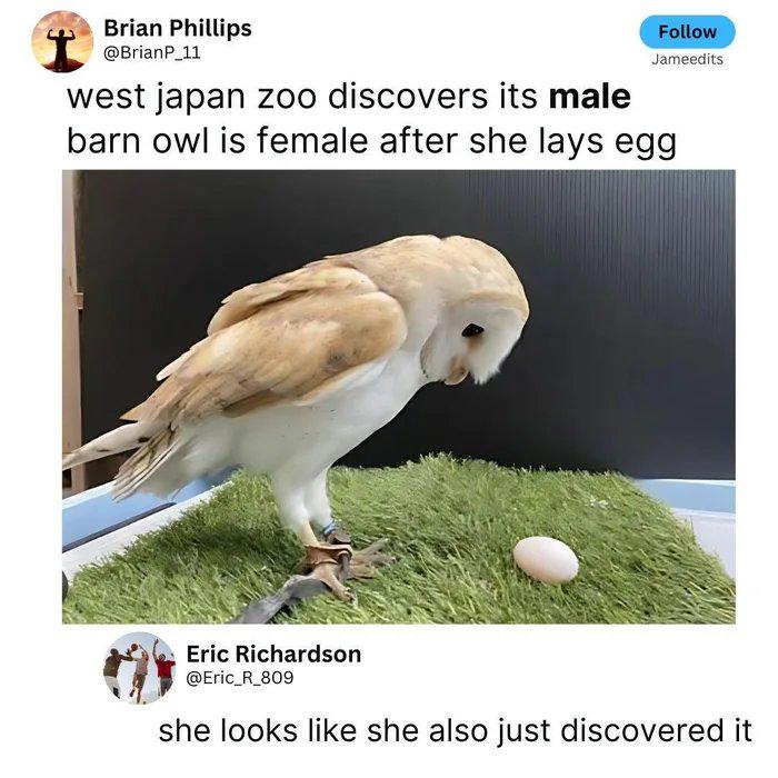 She is also surprised