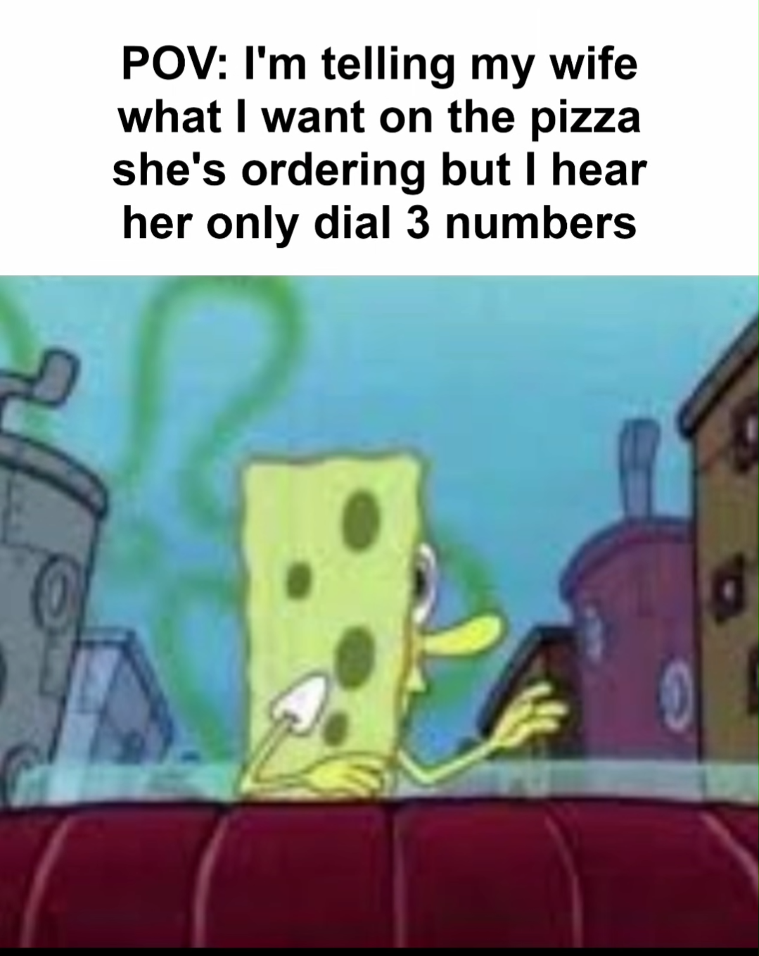"Yes, the toppings are aggressive"