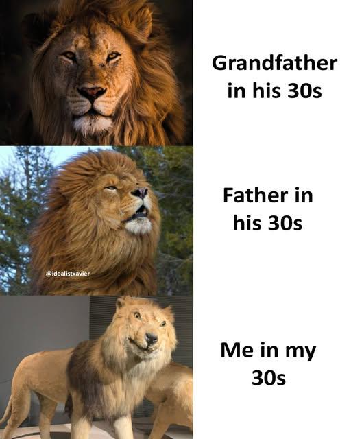 Grandfather, father and me