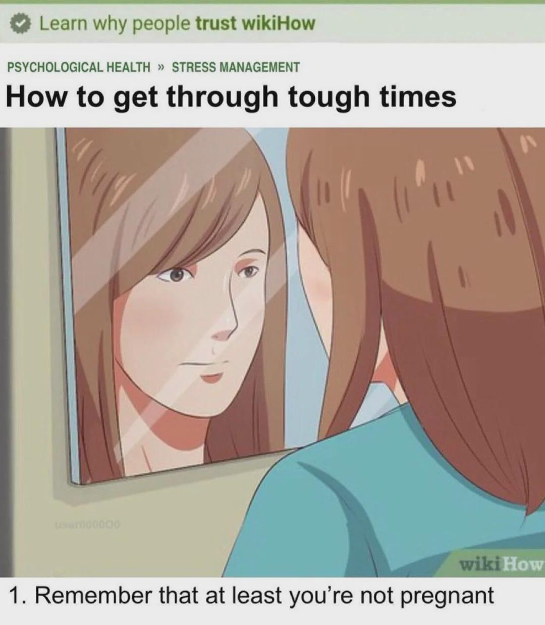 At least the guys always have this method.