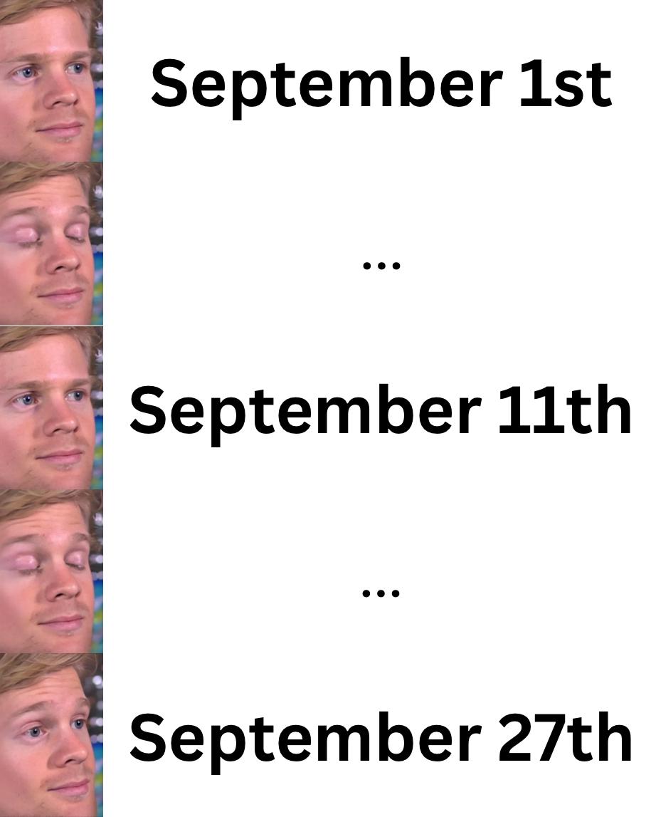 This month in a fucking nutshell: