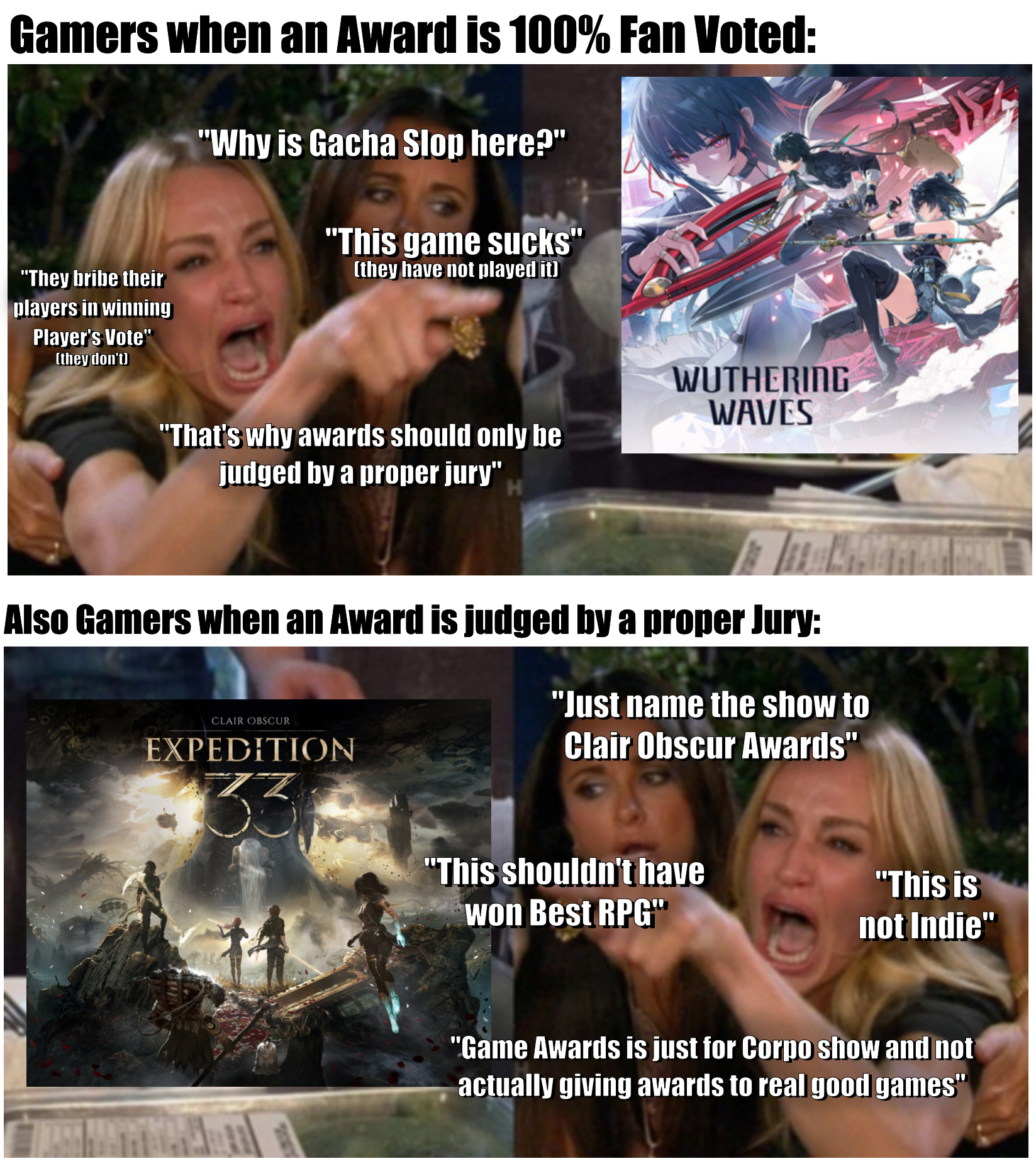 Gamers will never be satisfied