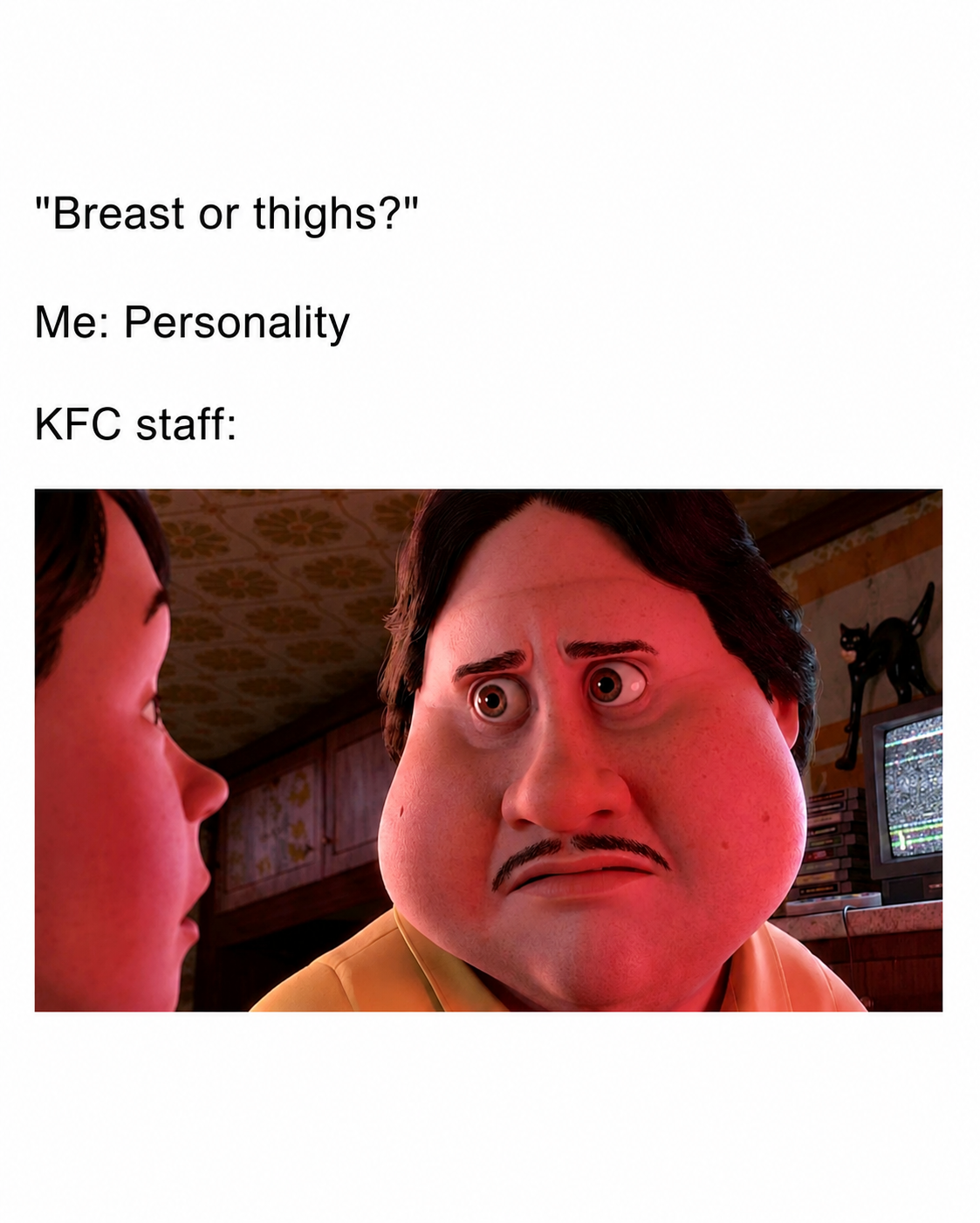 The awkward KFC moment