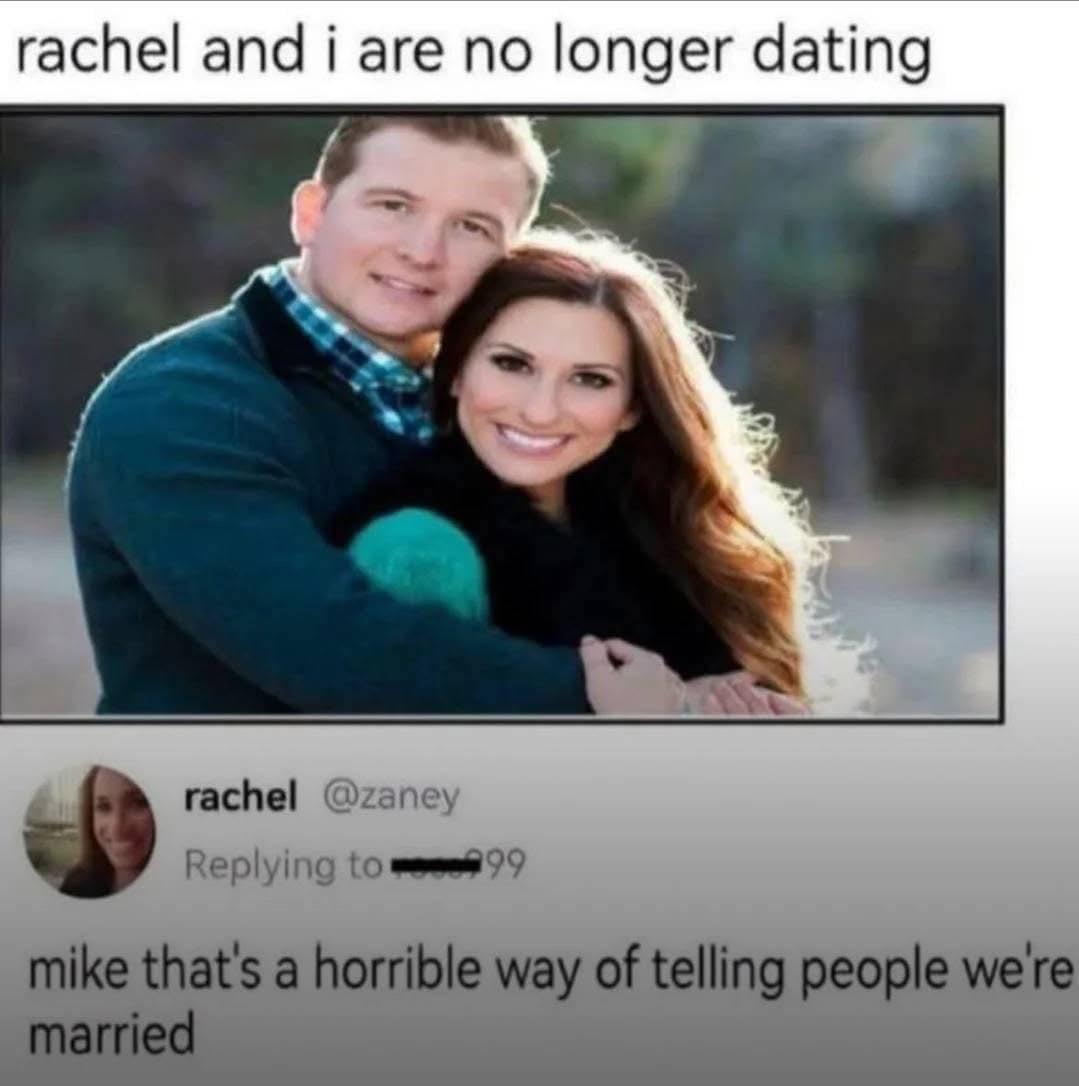 Plot twist: they leveled up from dating to permanent roommate status with tax benefits.