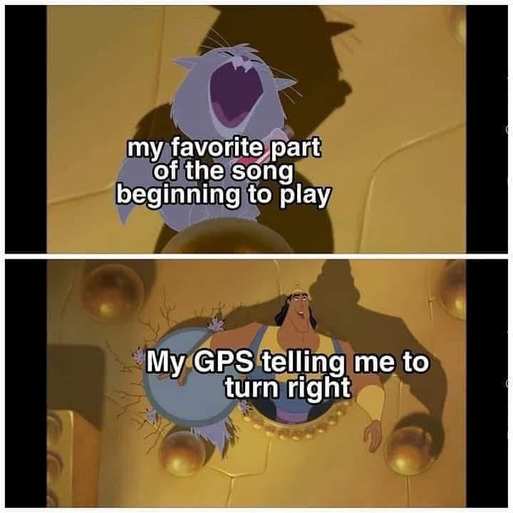 In 100 meters, turn right…