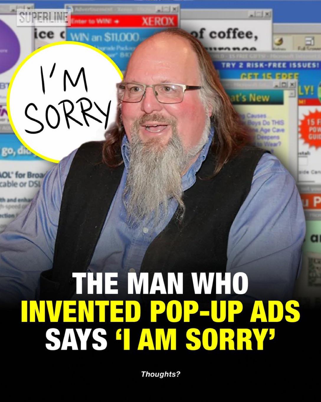 He’s sorry guys
