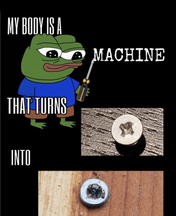Too strong.