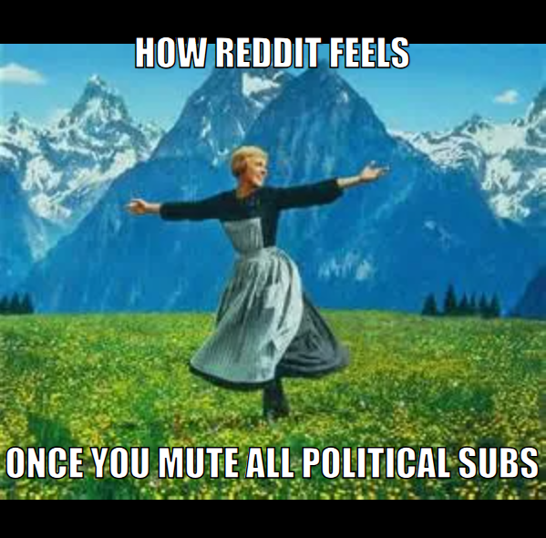 It's so peaceful now
