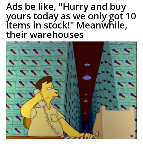 Taking advantage of that FOMO