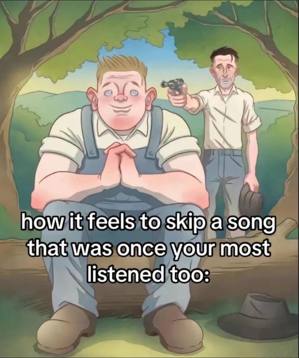 When you outgrow the song that once saved your life