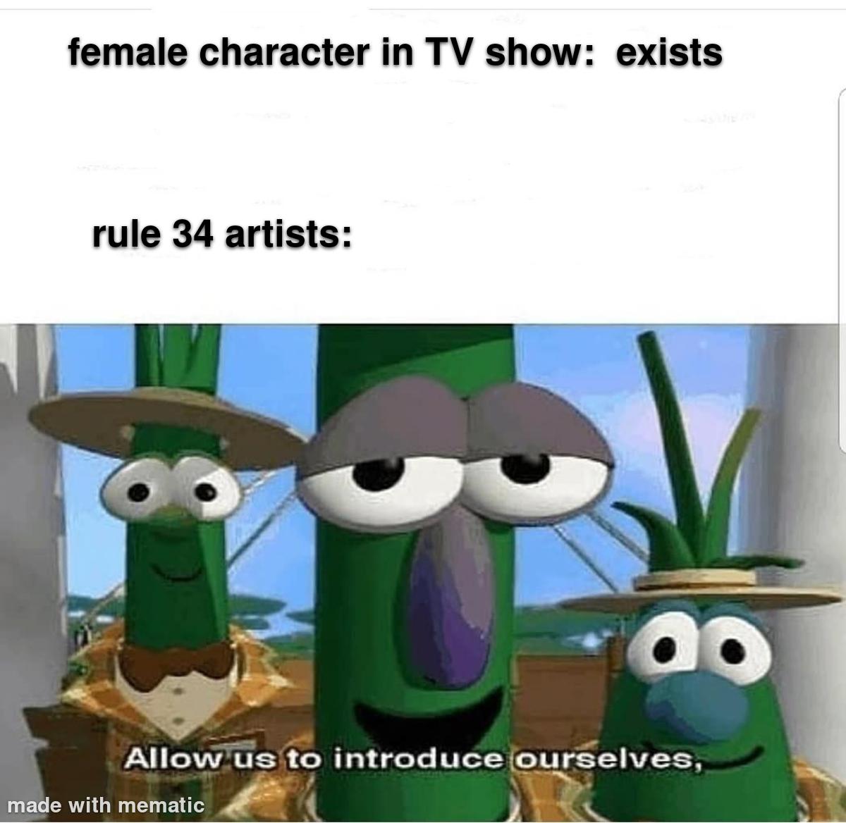 Female characters in tv