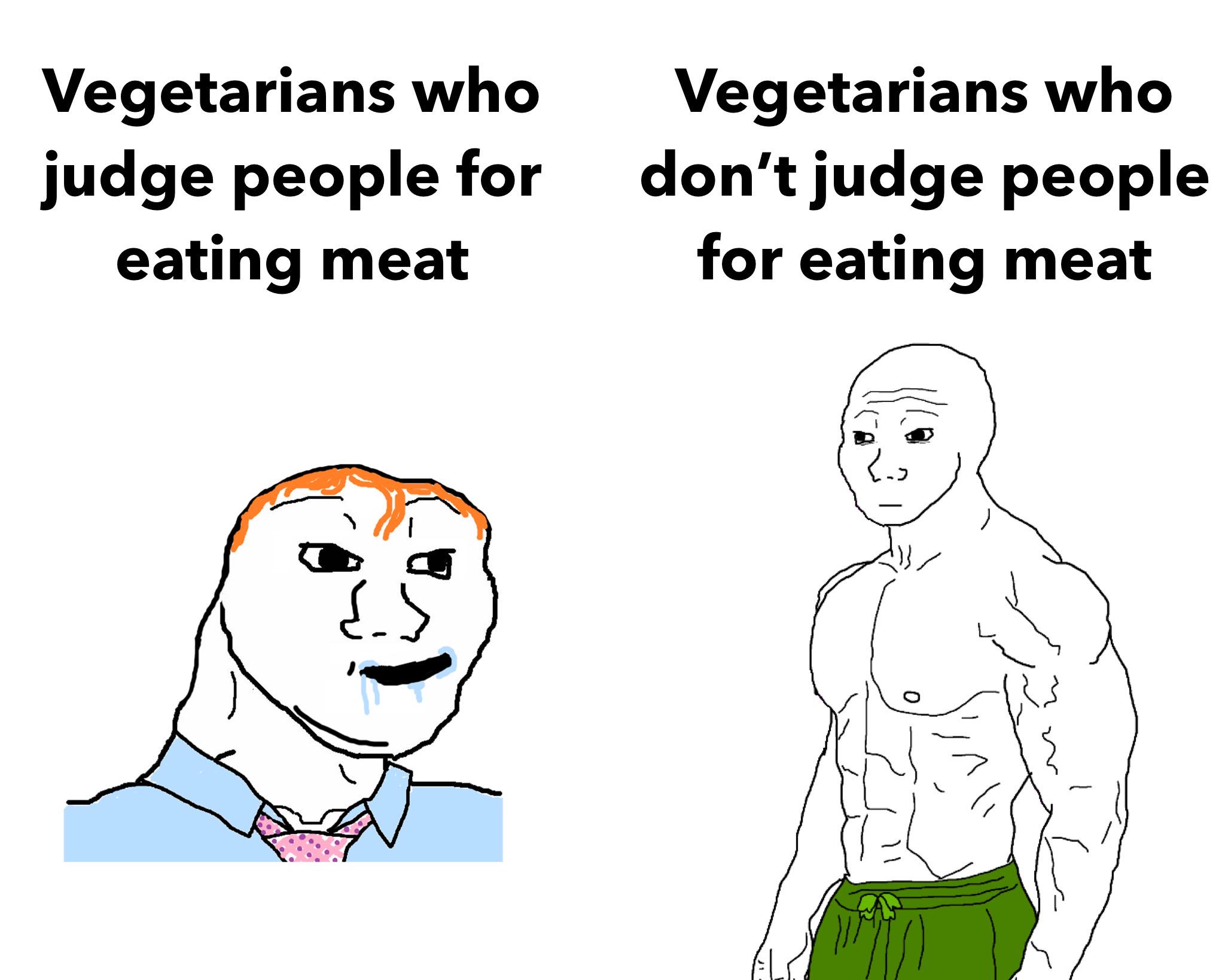 Please let me eat my steak in peace